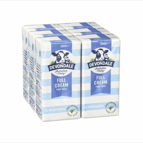 Sữa Tươi Devondale Nguyên Kem Lốc 6 Hộp 200ml - Lốc