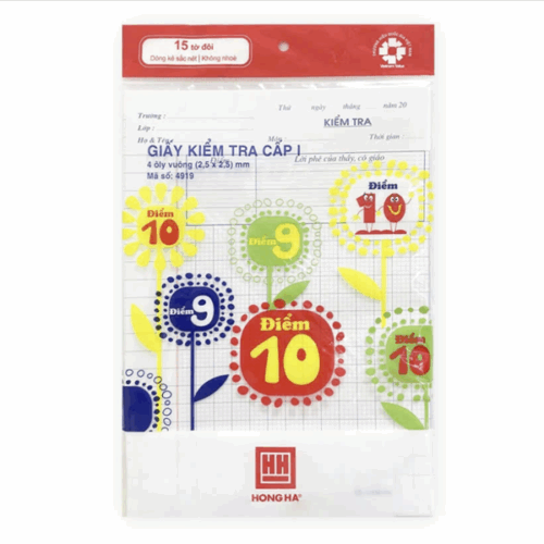 Giấy kiểm tra ô ly - Túi