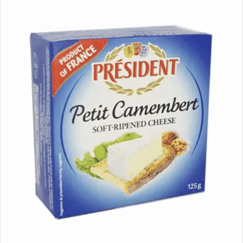 Phô mai President Camembert 125g - Hộp