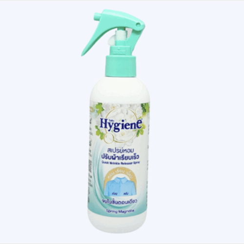 Xịt thơm quần áo HYgiene hương nước hoa tự nhiên xanh