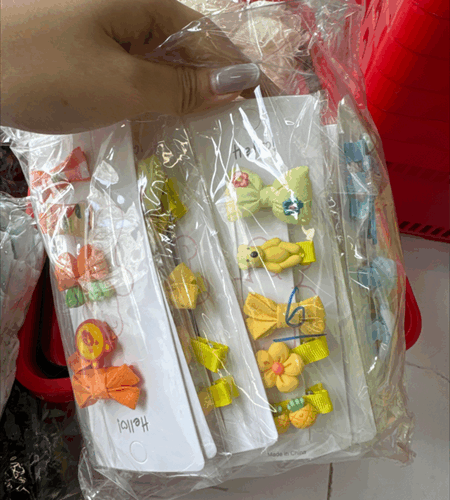 Vỉ cặp tóc cute - cái