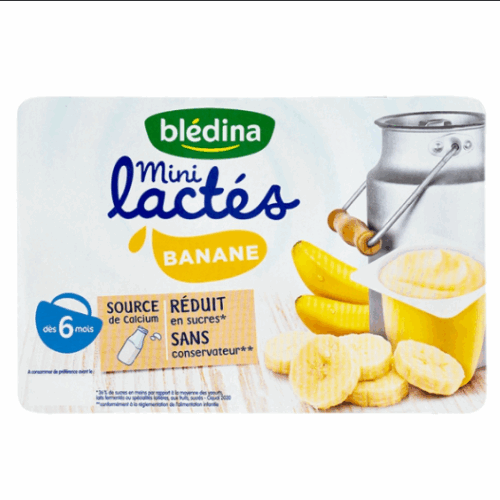 Sữa chua Bledina vị chuối lốc 6 hộp - Vỉ