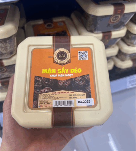 Mận sấy dẻo chua mặn ngọt 350g - Hộp