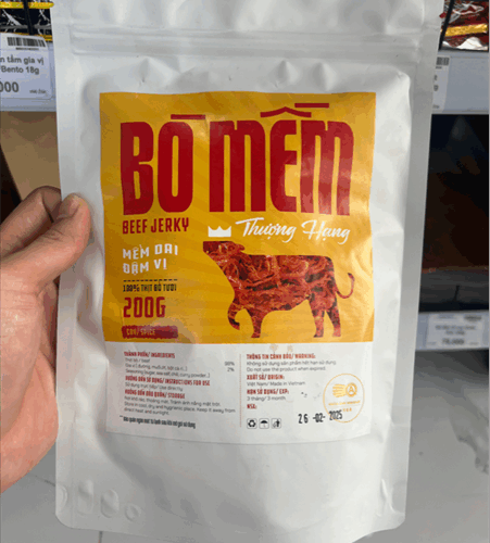 Bò mềm thượng hạng Quân Ánh 200G - Gói