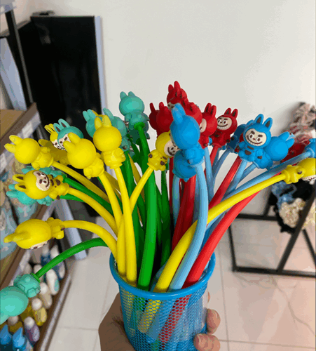 Bút dẻo mực xanh - Hộp