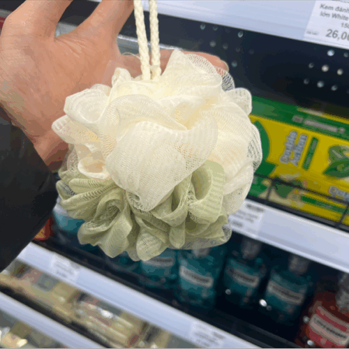 Bông tắm tròn - Cái
