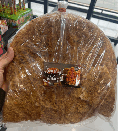 Cơm cháy khổng lồ Quân Ánh 500G - Gói