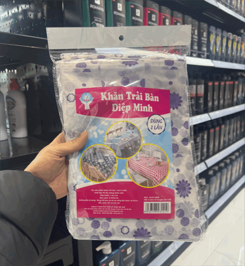Khăn trải bàn 1 lần - Túi