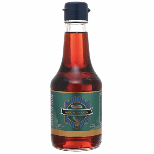 Nước mắm cá cơm Hạnh Phúc 60 độ đạm 250ml - Chai