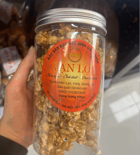 Kẹo lạc thanh Vạn Lợi - Lọ