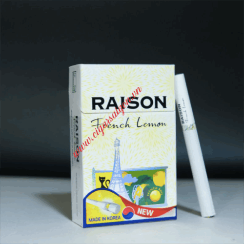 Thuốc Lá Raison hương chanh - Bao