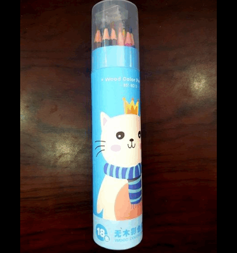 Chì mầu 18 màu - Hộp