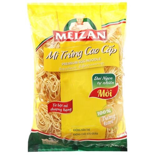 Mì trứng cao cấp Meizan sợi nhỏ 250g - Gói