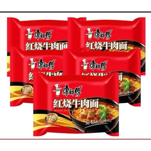 Mì gói Kangshifu đỏ vị bò hầm - Gói