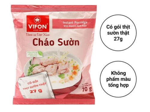 Cháo sườn 70grx50