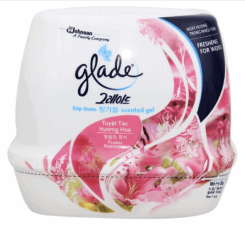 Sáp thơm Glade tuyệt tác hương hoa 180g - Lọ