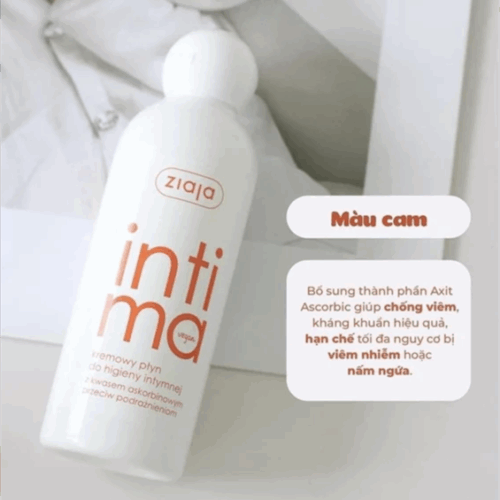 INTIMA ZIAJA- Dung dịch vệ sinh 200ml (cam)(bé) - Chai