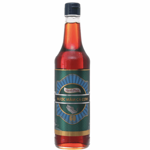 Nước mắm cá cơm Hạnh Phúc 60 độ đạm 500ml - Chai