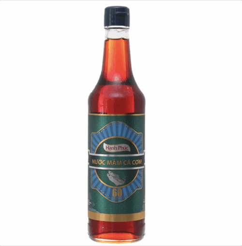 Nước mắm cá cơm Hạnh Phúc 60 độ đạm 500ml - Chai