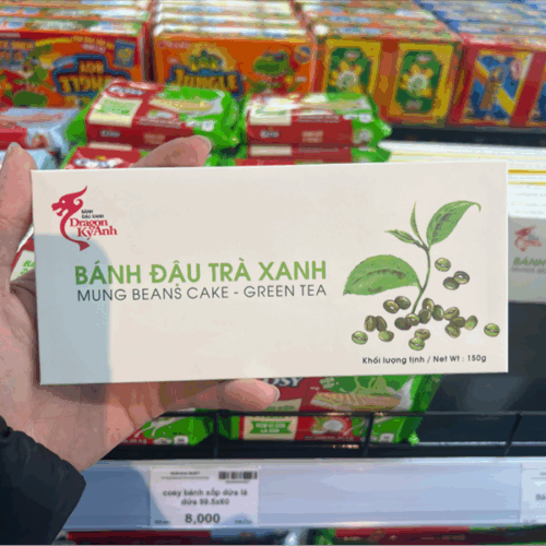 Bánh đậu trà xanh - Hộp