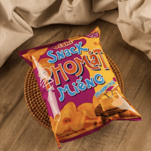 Snack Phô Mát Miếng Oshi 68g - Gói