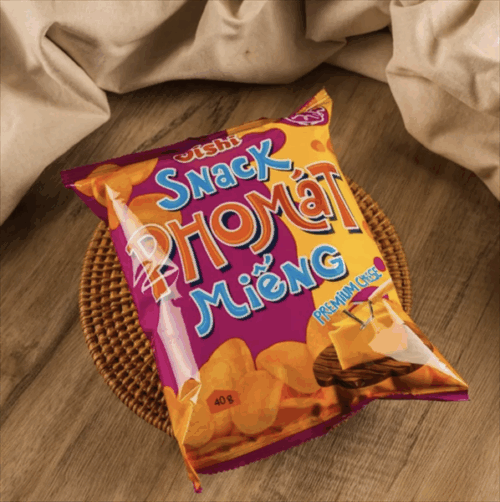 Snack Phô Mát Miếng Oshi 68g - Gói