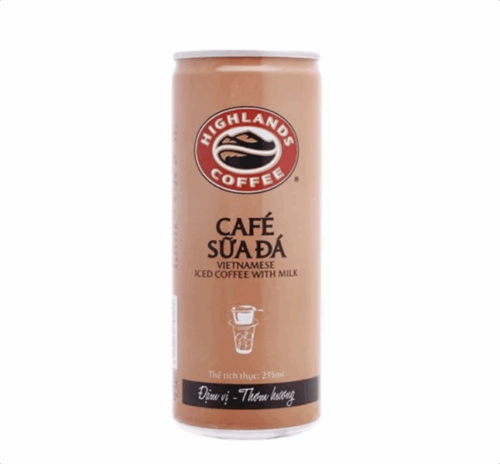 Cà phê sữa đá cao 235ml (24l/T) - Lon
